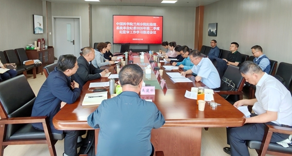 兰州分院纪检组、系统单位纪委召开2026年第二季度纪监审工作学习推进会